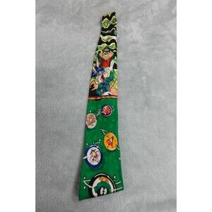 Vintage Space Jam Tie Men's 1996 Looney Tunes Warner Bros Cartoon Neck Tie 90’s